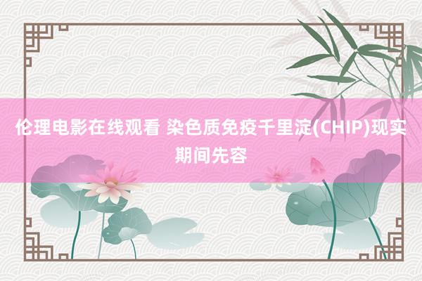 伦理电影在线观看 染色质免疫千里淀(CHIP)现实期间先容